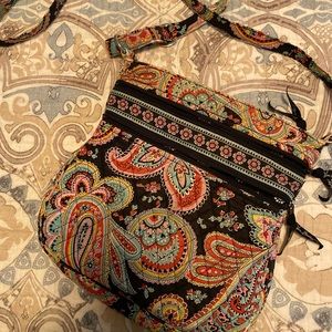 Vera Bradley Triple Zip Hipster Crossbody Bag